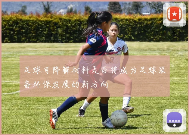 足球可降解材料是否将成为足球装备环保发展的新方向
